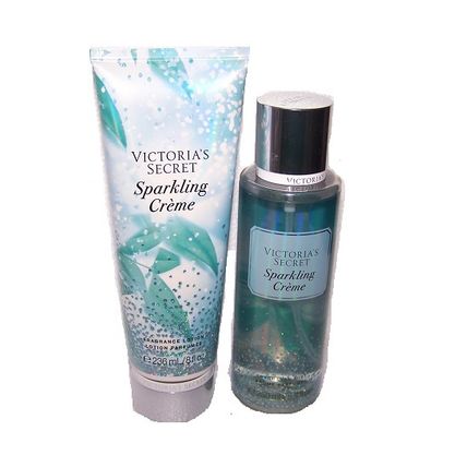 Victoria's Secret Sparkling Creme 2 Piece Fragrance Set - Lotion & Mist