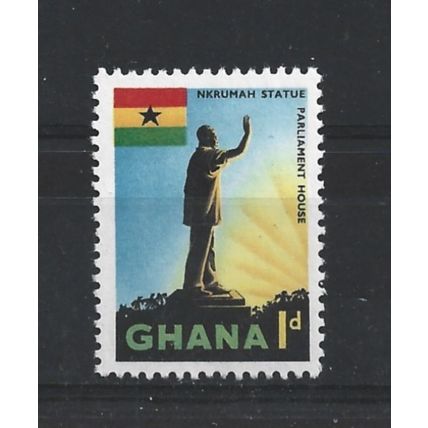 Ghana.SG214 1d Nkrumah Statue,Accra.Mounted Mint.Feb24