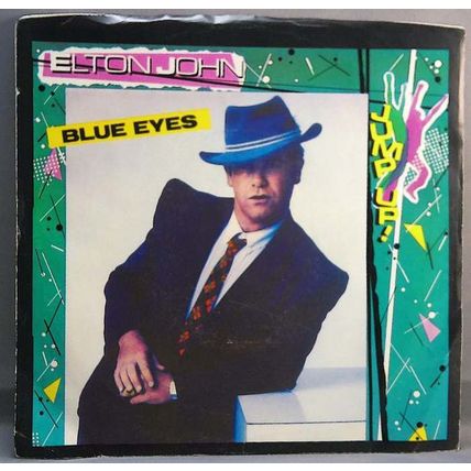 Elton John - Blue Eyes / Hey Papa Legba Vinyl 45 W/PS