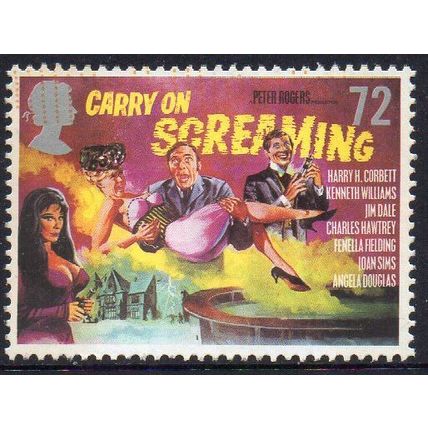 GB 2008 Posters - Carry On & Hammer Horror Films - Carry on Screaming 72p Used