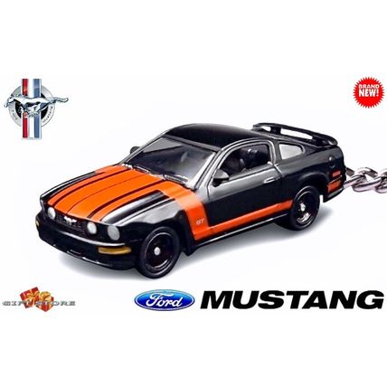 VERY RARE KEYCHAIN BLACK FORD MUSTANG GT/BOSS CUSTOM Ltd Ed