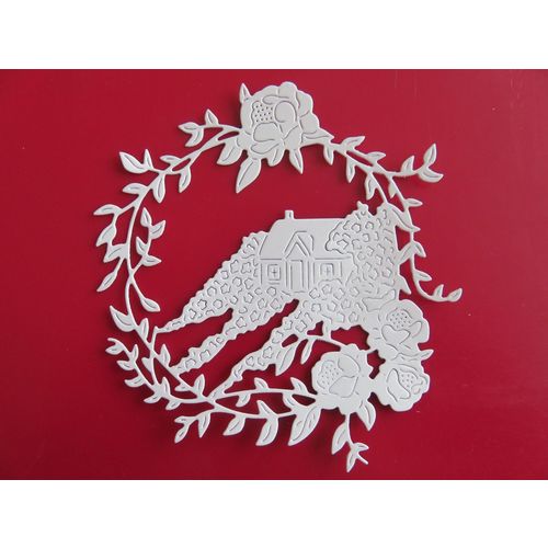 6 x Tattered Lace Die Cuts Meadow View