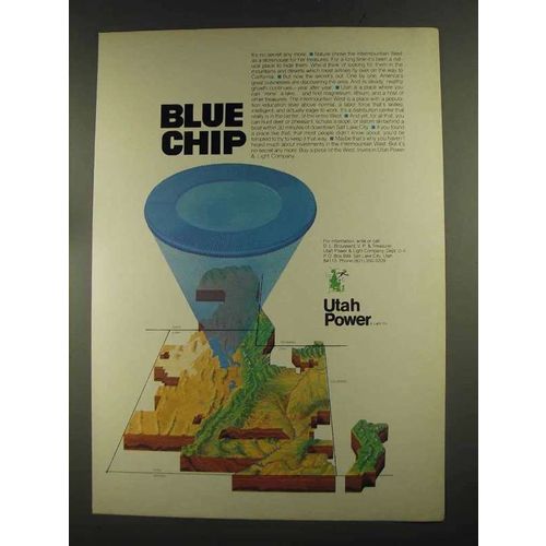 1972 Utah Power Ad - Blue Chip