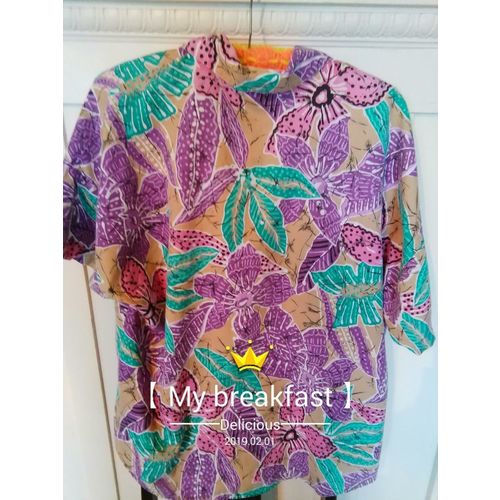 Vintage, Act III Floral Shirt, Short Sleeves, XXL, Unisex