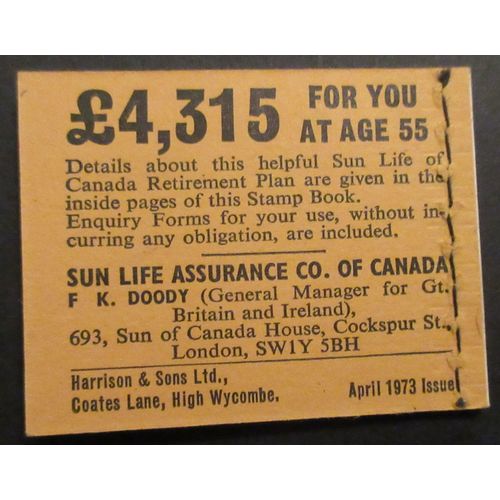 10p Stitched Booklet DN59 April 1973