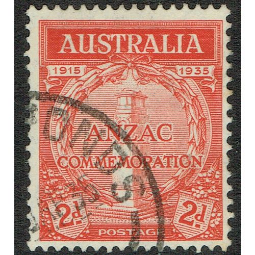 Australia 1935 20th Anniversary of Gallipoli Landing 2d Scarlet SG154 FU