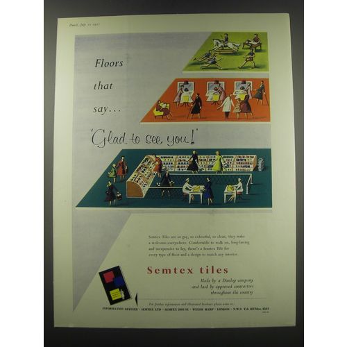1957 Semtex Tiles Advertisement