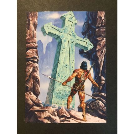 Joe Jusko: Edgar Rice Burroughs I trading card #23, excellent condition!