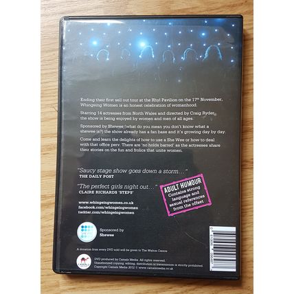 DVD: Whingeing Women: Comedy Show (Adult Themes): Director - Craig Ryder