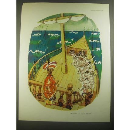 1967 Cartoon by Michael Ffolkes - Captain! The cargo's shifted!