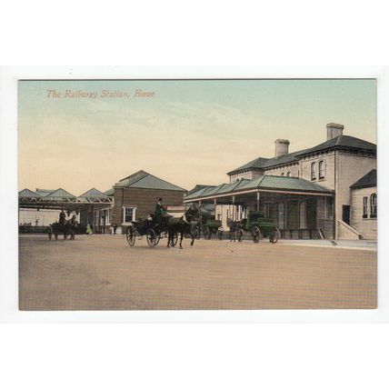 The Railway Station Hove Postcard East Sussex