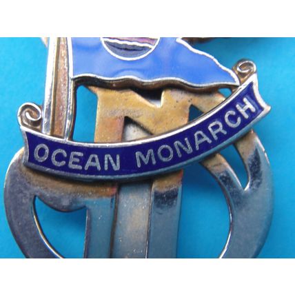 SS Ocean Monarch (1970 – 1975) Money Clip Cruse / Shipping Memorabilia