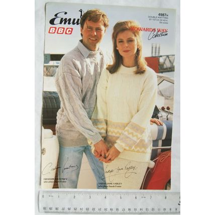 Vintage: Emu 4987H His & Hers sweaters + skirt, DK