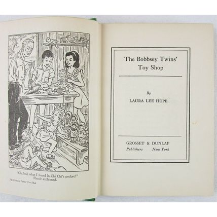 The Bobbsey Twins Toy Shop by Laura Lee Hope, HC, 1948