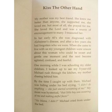 KISS THE OTHER HAND AND OTHER MEMORIES & LESSONS THAT I TREASURE BEVERLY BRADLEY