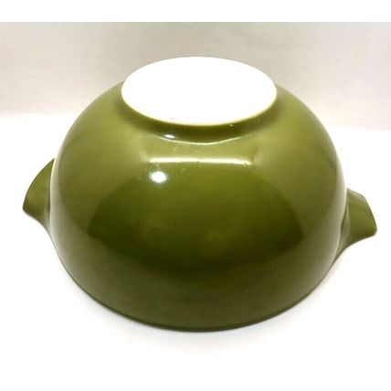 Lime Green 2 1/2Qt Pyrex Cinderella Mixing Serving Bowl 1960's Ovenware Vintage