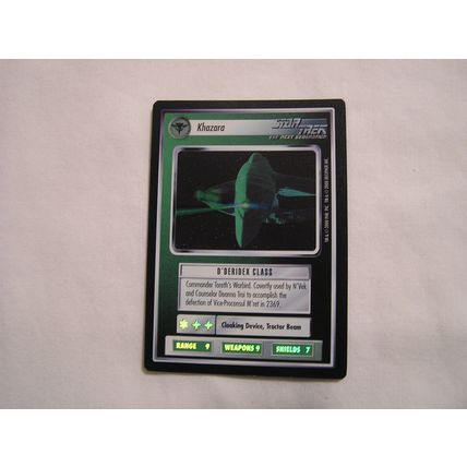 Khazara 2000 Decipher Star Trek CCG RELECTIONS FOIL VERY RARE FOIL