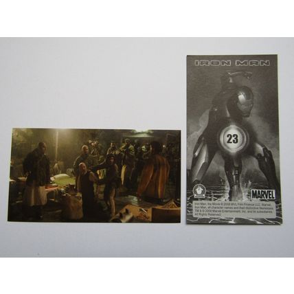 Marvel - Iron Man The Movie 2008 - Preziosi Sticker Drop-down Choice (e18)