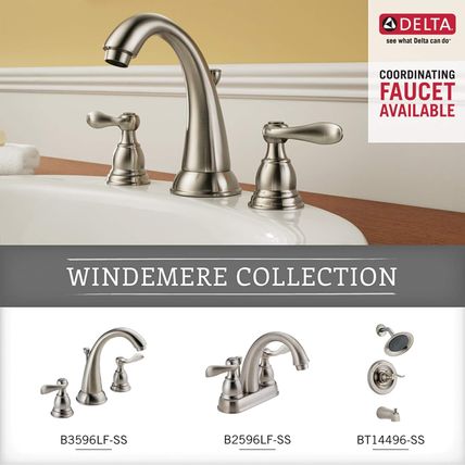 Delta Faucet 79646-SS Windemere Hand Towel Ring-Brilliance Stainless Steel-NEW