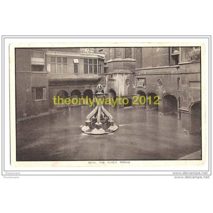 BATH, THE KING'S SPRING, WILTSHIRE, ENGLAND, Postcard