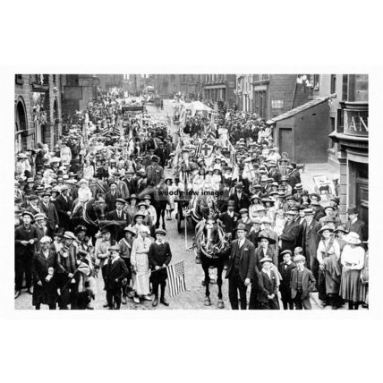pt5454 - Penistone Peace Celebrations July 1919 , Yorkshire - Print 6x4
