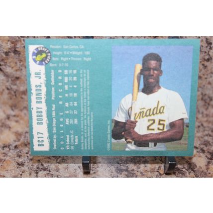 1992 classic draft picks baseball bobby bonds, jr. card#bc17
