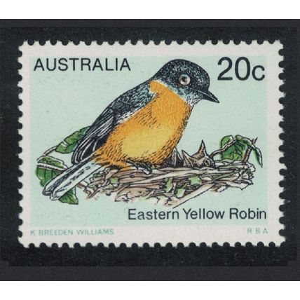 Australia Eastern Yellow Robin Bird 20c 1979 MNH SG#674
