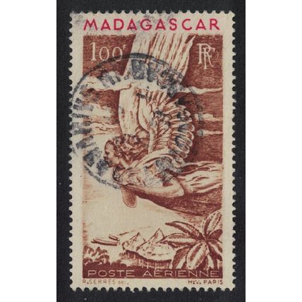 Madagascar Icarus FAMOUS STAMP 1946 Canc SG#316 Sc#C52