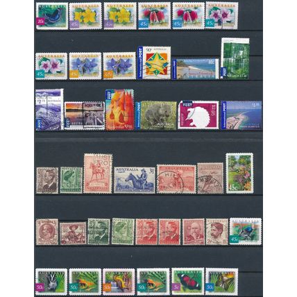 391 Stamp Selection - Australia - Used Hinged