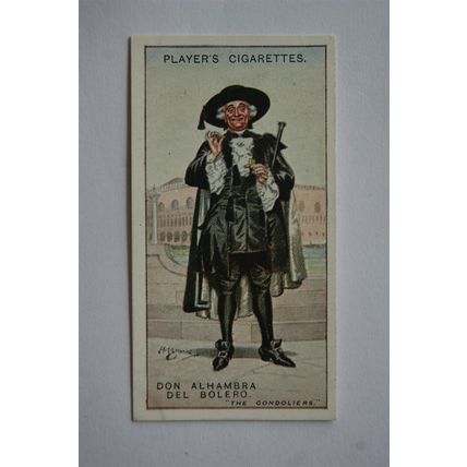 1925 John Player & Sons Gilbert & Sullivan No. 2 Don Alhambra del Bolero