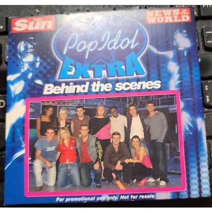 POP IDOL EXTRA DVD PROMO THE SUN BEHIND THE SCENES 2004 RARE