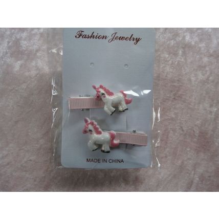Lovely Glitter Unicorn Hair Clips