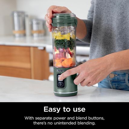 Ninja BC151EM Blast Portable Blender, Cordless, 18Oz. Vessel, Personal Blender-F