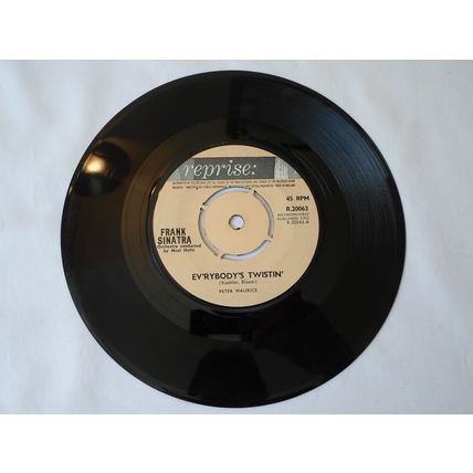 7"1962. FRANK SINATRA EV'RYBODY'S TWISTIN' .REPRISE R.20063.EXCELLENT