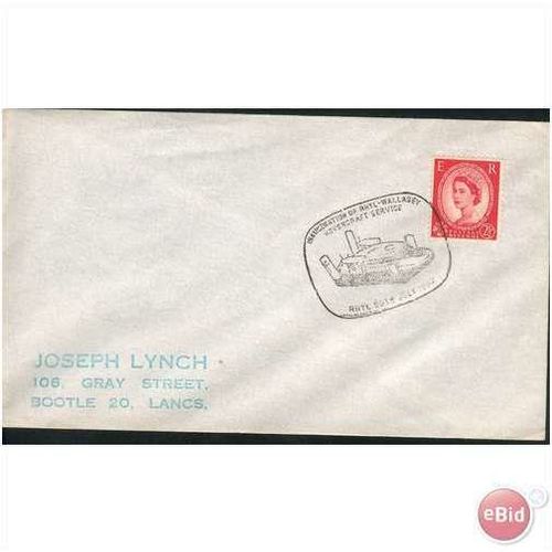GB Cover 1962 - Rhyl Hovercraft Service Innaugeration