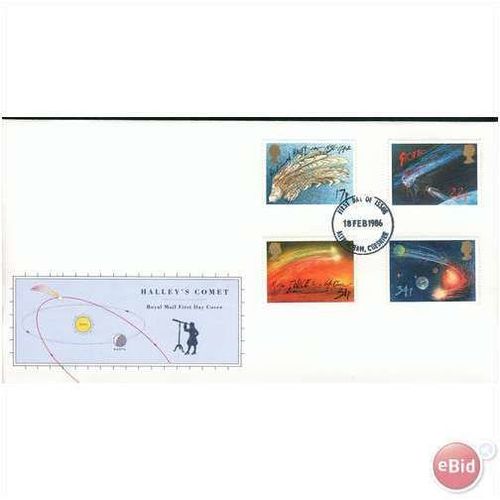GB FDC 1986 - Halley's Comet (mint) Cheshire