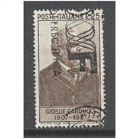 50th Death Anniversary of Carducci (poet) stamp.Fine Used.nb13z