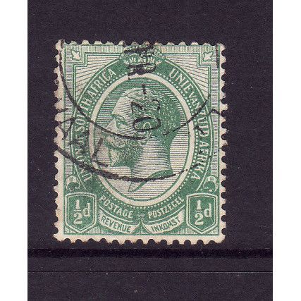 SOUTH AFRICA 1913 SG 3 1/2d GREEN FINE USED