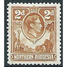 Northern Rhodesia 1938 SG31 2d Yellow-Brown Mounted Mint ..