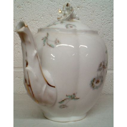VINTAGE ' LIMOGES FLORAL TEA POT ' France