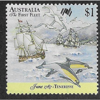 AUS 1987 $1.00 'TENERIFFE' FINE USED (EBID66-556)
