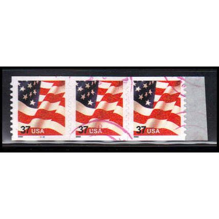 Used 3632 37c U.S. Flag Fine CNP+1 Left 8888 PA3900
