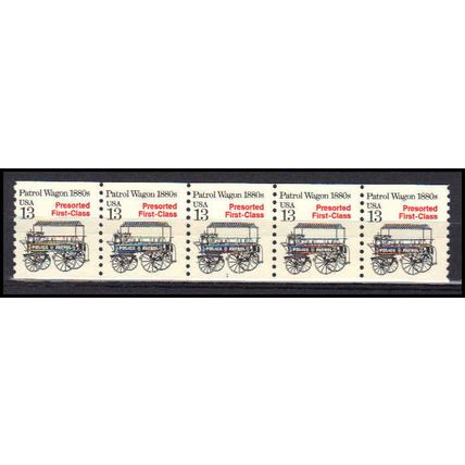 2258 13c Police Wagon Very Fine MNH Dry Gum PNC 1/5 AA0499