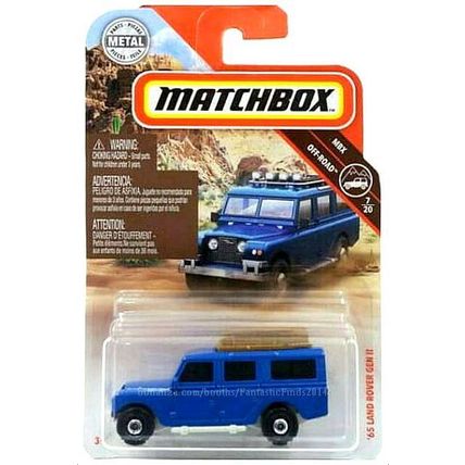 Matchbox - '65 Land Rover Gen II: MBX Off-Road #7/20 - #64/100 (2019) *Blue*