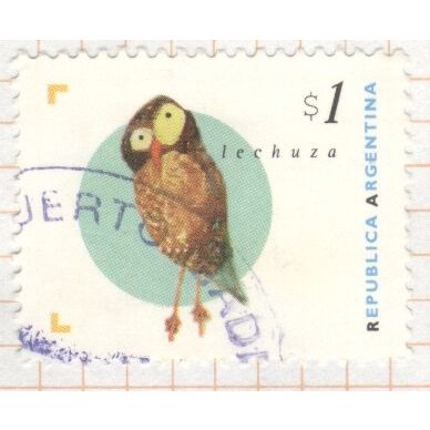 Argentina stamps - 1995 - $1 - Tyto alba - used