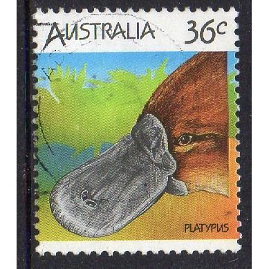 Australia 1986 Australian Wildlife Definitives - Platypus 36c Used