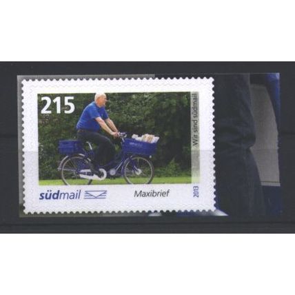 Zusteller auf Fahrrad / Postman on Bicycle **/MNH 2013