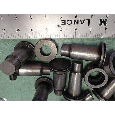 Lot 10 SETS STRIPPIT ROUND .8125,.818 Punch DIE, 0.8125" 13 PUNCHES,10 DIES,TO