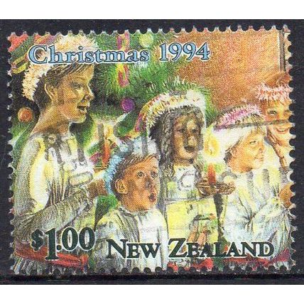 New Zealand 1994 Christmas - Carol Singers $1 Used