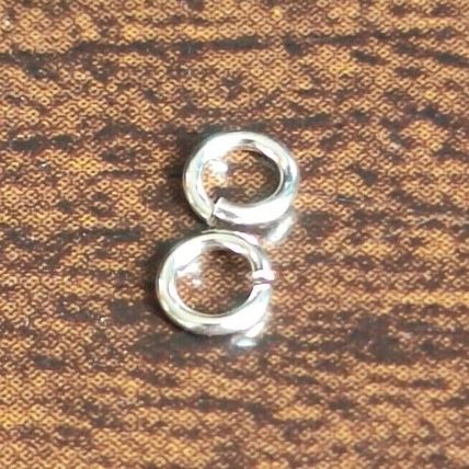 3.5mm Sterling Silver Open Jump Rings 0.94mm wire 19 gauge 925 Silver C22